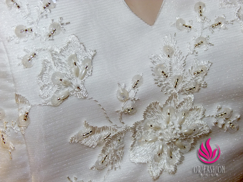 Orifashion HandmadeReal Custom Made Lace Wedding Dress RC118
